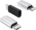 Micro USB hona till Lightning hane-adapter 3-pack – Laddkabelomvandlare kompatibel med iPhone/iPad