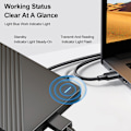 Miniatyrbild 6 av 8: Extern Hårddisk USB 3.0 Portabel Solid State Drive med Stabil 5Gbps Överföring 2.5'' Metall Hårddisk för Notebook PC Android & Windows