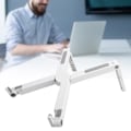 Miniatyrbild 4 av 8: Tablet Notebook Ställ Portabelt Vikbart Laptop Stöd Bas Hållare Justerbart Fäste Vit