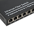 Miniatyrbild 3 av 8: Gigabit Ethernet Switch 9 Portar 10 100 1000M Tx1310nm Full Half Duplex Fiber Media Converter för Kontorsnätverk 100‑240V EU-kontakt