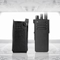 Miniatyrbild 5 av 8: Hårt PU- case med ryggklämma/ nylon för Motorola GP328D Walkie Talkie