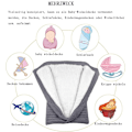 Miniatyrbild 3 av 4: Babys vintersovsäckar, tjock varm barnvagnsstickad filt, stickad swaddlefilt, barnvagnssovsäck för 0-24 månader, babyskydd för