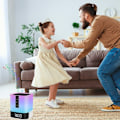 Miniatyrbild 5 av 5: Färgskiftande Bordslampa för Sovrumsinredning, Portabel Bluetooth-Högtalare med Touchsensor Nattlampa för Utomhusaktiviteter (48 Färgskiftningar)
