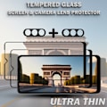 Miniatyrbild 5 av 5: 2-Pack SAMSUNG A15 5G Skärmskydd & 2-Pack linsskydd - Härdat Glas 9H - Super kvalitet 3D