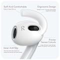 Miniatyrbild 4 av 7: AirPods 3 Öronkrokar - Silikon Earhooks Svart svart