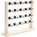 Miniatyrbild 1 av 8: Träörhängen Display Stativ med Krokar Örhänge Display Stativ Showcase Halsband Hängare Dekor 4 Tier för Garderob Kontor Sovrum