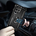 Miniatyrbild 4 av 6: Samsung Galaxy S24 Ultra Skal Ring Hybrid Armor Svart