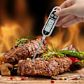 Miniatyrbild 6 av 8: LCD-skärm Digital Kötttermometer, Snabb Respons och Högprecisionssensor för Exakta Mätningar, Lätt att Förvara