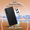 Miniatyrbild 2 av 5: 1-Pack Linsskydd Samsung Galaxy S23 - Härdat Glas 9H - Super 3D Linsskydd