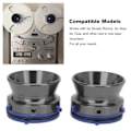 Miniatyrbild 6 av 8: 1 Par NAB Hub Adaptrar Polerad Aluminiumlegering Universal Lastningsanordning 10 Tum Öppnare för Studer ReVox för Akai Grå