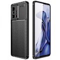 Miniatyrbild 1 av 8: Xiaomi Mi 11T / 11T Pro Stöttåligt Slimmat Skal FullCarbon V4 Svart