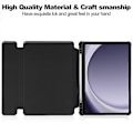 Miniatyrbild 4 av 5: För Samsung Galaxy Tab A9+ 360 Rotation Transparent Smart case med tangentbord Lavender Lavender