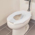 Miniatyrbild 6 av 8: Spolbara Toalettsitsskydd i Papper, Biologiskt Nedbrytbar Virgin Pulp Skyddsbarriär För Resehygien, Vattentät Engångs Reseförpackning Vit (20