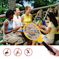 Miniatyrbild 3 av 5: Innovativ Elektrisk Insektsdödare Racket, Portabel Design För Inomhus & Utomhus, Effektiv Myggkontroll, Lättviktig Och Portabel, Trippel-lager