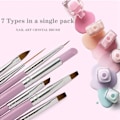 Miniatyrbild 2 av 5: Nagelborste Akryl Nagelkonst Borstar Set Konst Design Målning Nagel Liner Nagelkonst Byggare Borste Nagelkonst Målning Borste Set för Nagelsalong Hem Användning