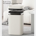 Miniatyrbild 8 av 8: Smart Soptunna Multifunktion Vattentät Rörelsesensor Automatisk Papperskorg med Lock för Badrum Vardagsrum Kontor Vit 12L 23x20x28cm