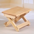 Miniatyrbild 2 av 5: Robust Träpall för Multifunktionell Användning, Hinoki Badstol Tillverkad i Japan, Massivt Trä Idealisk Sängpall, Halkfri Bärbar Fyrkantig Med