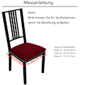 Miniatyrbild 2 av 6: Eleganta Stolsöverdrag, Högkvalitativa Stolsitsöverdrag för Matsalar, Stretchigt Polyester Spandex Material, Enkel Installation Maskintvättbar