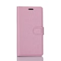 Miniatyrbild 5 av 6: Huawei Honor 8 Lite litchi läderfodral - Rosa Rosa