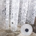 Miniatyrbild 4 av 8: Halvtransparent Klar Duschdraperi, Vattenavvisande Foder för Badrum, Magneter Säkerställer Säker Passform, Slitstarkt EVA-Material Säkerställer Lång Livslängd,