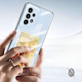 Miniatyrbild 4 av 4: Transparent skyddande telefonfodral med korthållare för Samsung Samsung Galaxy S23