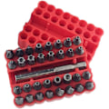 Miniatyrbild 1 av 5: Hex Bitshållare för Elektriska Skruvdragare, Högkvalitativ Plast Skruvbitsorganisatör Säkerställer Mångsidig Användning &amp; Enkelt Byte i