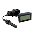 Miniatyrbild 3 av 8: LCD Digital Hygrometer Termometer Inbyggd Typ Elektronisk Temperatur- och Fuktighetsmätare med Sond FY‑12