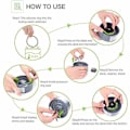 Miniatyrbild 5 av 6: Tätningsring Ersättningskit För Blender Tillbehör, Kompatibel Nutribullet Blender Högkvalitativ Silikonpackning Med Läpp Säkerställer Säker Passform Och