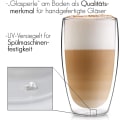 Miniatyrbild 4 av 5: GLASWERK design latte macchiato glas (4 x 330 ml) - dubbelväggig