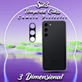 Miniatyrbild 4 av 5: 1-Pack Linsskydd Samsung Galaxy S23 - Härdat Glas 9H - Super 3D Linsskydd
