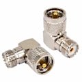 Miniatyrbild 5 av 5: UHF-hane till UHF-honkontakt SO239 PL259-kontakt Vinkelkontakt PL259 Vinklad UHF-kontakt L-formad koaxialkabelkontakt UHF 90 grader