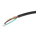 Miniatyrbild 3 av 8: 5 i 1 Vädersensor med Kabel Mini Temperatur Luftfuktighet Vindhastighet Vindriktning Lufttryck Väderstation för Utomhusbruk DC 9 till 30V