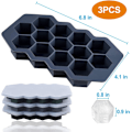 Miniatyrbild 2 av 7: Livsmedelsgodkända silikonisformar, flexibel non-stick design, återanvändbara, stapelbara, förseglade lock, BPA-fria, lämpliga för olika innehåll, resistenta