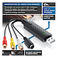 Miniatyrbild 2 av 5: Recorder Capture Box Audio Video Converter Capture USB 2.0 Audio Video Grabber VHS Ny version Ny programvara kompatibel Windows 10