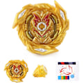 Miniatyrbild 3 av 5: Burst Super King B-163 Brave Valkyrie .Ev' 2A Spinning Top High Performance Stater Set (Guld)