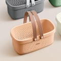 Miniatyrbild 3 av 5: Bärbar dusch Caddy Tote Plast Förvaringskorg