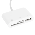 Miniatyrbild 4 av 5: USB-C till SD/TF-kortkamera läsare adapterkonverter multifunktionsminneskabelskrivare
