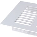Miniatyrbild 4 av 5: Silverfärgad luftventil för skåpdörrar, lager-för-lager gjutningsprocess, vågformad inbäddad remsa för fast fästning, värmehärdande resistent mot