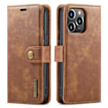 Miniatyrbild 8 av 8: DG.MING 2-in-1 Magnet Wallet iPhone 16 Pro Max Cognac