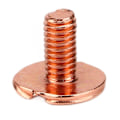 Miniatyrbild 3 av 8: 100 Set Spikade Koner Spikade Dubbar Roséguld Hög Hårdhet Skruv Bak Dubbar Spikar Kit för DIY Kläder Väskor Skor 8x13.5mm