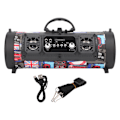 Miniatyrbild 2 av 8: Subwoofer Bluetooth-högtalare HiFi-ljud Volymjusterbar Bärbar Trådlös Bluetooth-högtalare för Hem Utomhus 20W