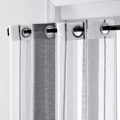 Miniatyrbild 3 av 5: Linne transparenta fönstergardinpanel  Extra lång för vardagsrum med öljetter/öglor Fönsterbehandling