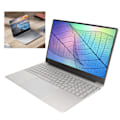 Miniatyrbild 1 av 8: 15,6 tums bärbar dator Silver 16GB RAM IPS-skärm Quad Core N5095 CPU Fingeravtryck Bakgrundsbelyst KB Bärbar dator EU-kontakt 100‑240V 16+256G EU-kontakt