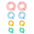Miniatyrbild 3 av 5: 8 st Pompom Maker 4 storlekar Pom Pom Maker Craft Fluff Ball Weaver Kit Pom Pom Maker Pom Pom Mall Fluff Ball DIY Nålhantverk Verktygssats för barn