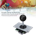Miniatyrbild 7 av 8: QM070901 Arkadspels Joystick Kit Noll Fördröjning Arkadspel DIY Kit Delar med Encoderkort 10 Knappar Joystick för MAME Blandad Färg (Svart)