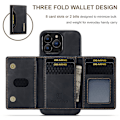 Miniatyrbild 2 av 9: DG.MING 2 in 1 Magnetic Card Slot Case iPhone 16 Pro Max Black