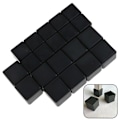 Miniatyrbild 10 av 10: 8stk Stolebenkapper Møbelfødder Silikonepuder TRANSPARANT Transparent Rectangle-30X40mm