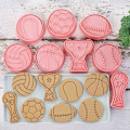 Miniatyrbild 10 av 10: 8st/ set World Cup Form 3D Cookie Cutter