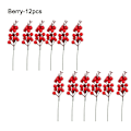 Miniatyrbild 1 av 10: 6/12 STK Fake Fruit Berry Simulation Cherry BERRY-12 STK berry-12pcs