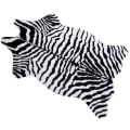 Miniatyrbild 1 av 10: Et ark tæppe Tæppe hjem ZEBRA MØNSTER ZEBRA MØNSTER zebra pattern